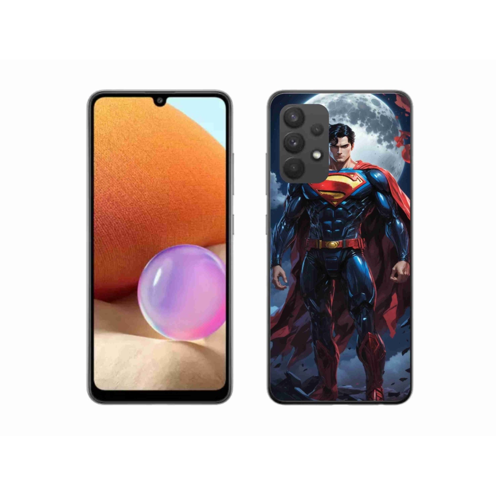 Gél védőhuzat mmCase Samsung Galaxy A32 4G - superman