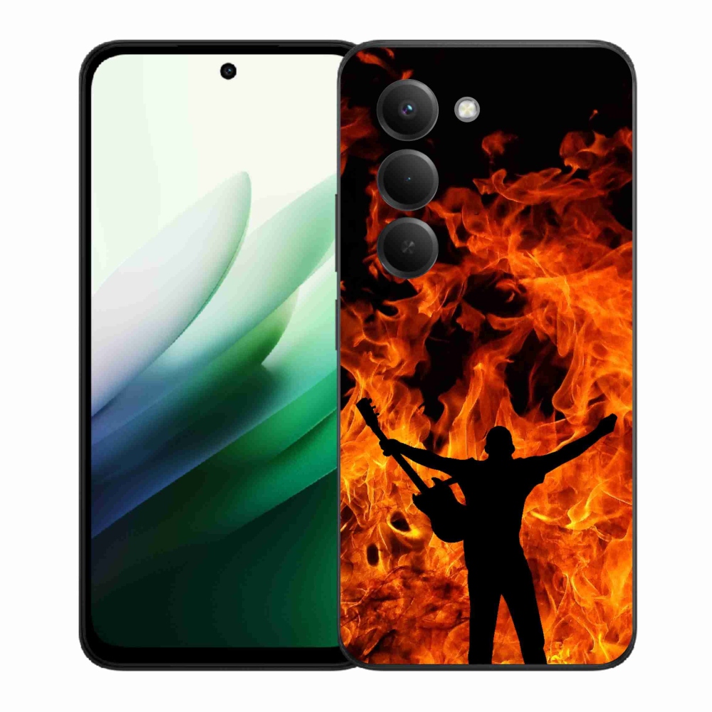 Gél borító mmCase a Xiaomi Redmi 15 5G számára - zenész és tűz