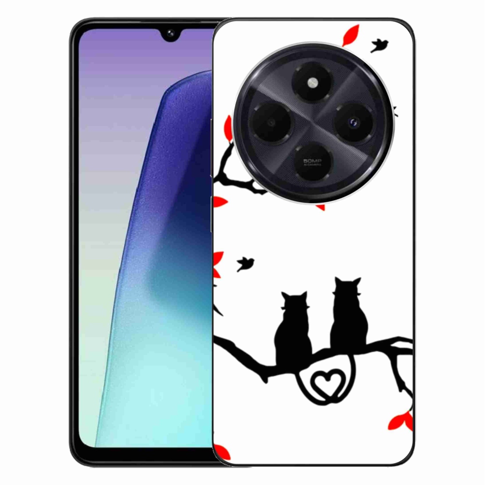 Gél borítás mmCase a Xiaomi Redmi 14C/Poco C75-hez - macska szeretet