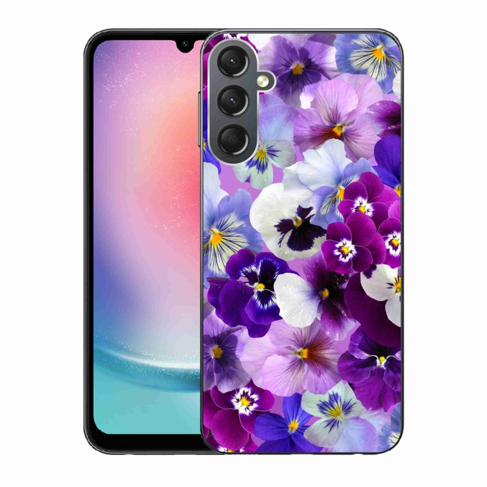 Gél borító mmCase Samsung Galaxy A24 - virágok 9
