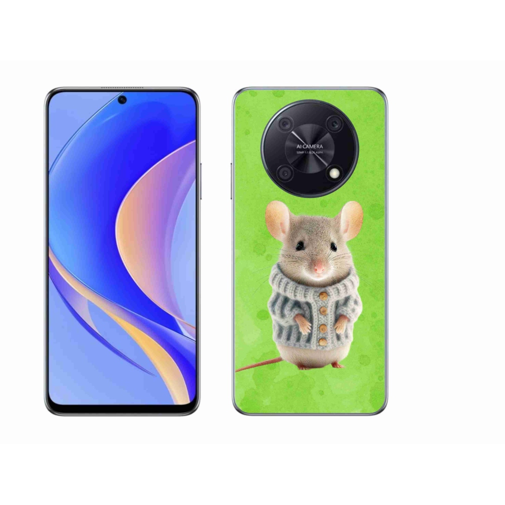 Gél borítás mmCase a Huawei Nova Y90 készülékhez - egér pulóverben