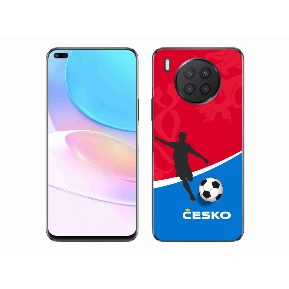 Gél borítás mmCase a Huawei Nova 8i számára - futball Csehország