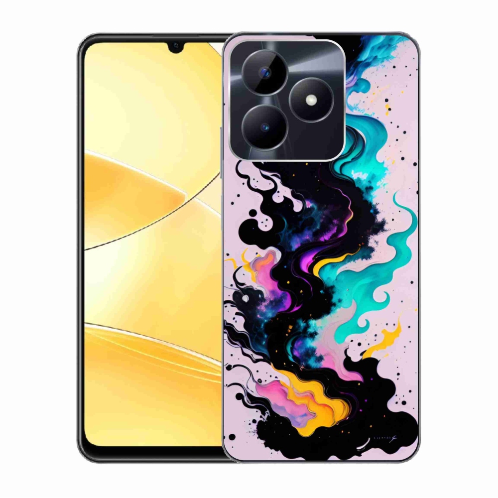 Zselés borító mmCase a Realme C51/C53 készülékhez - absztrakt motívum 4