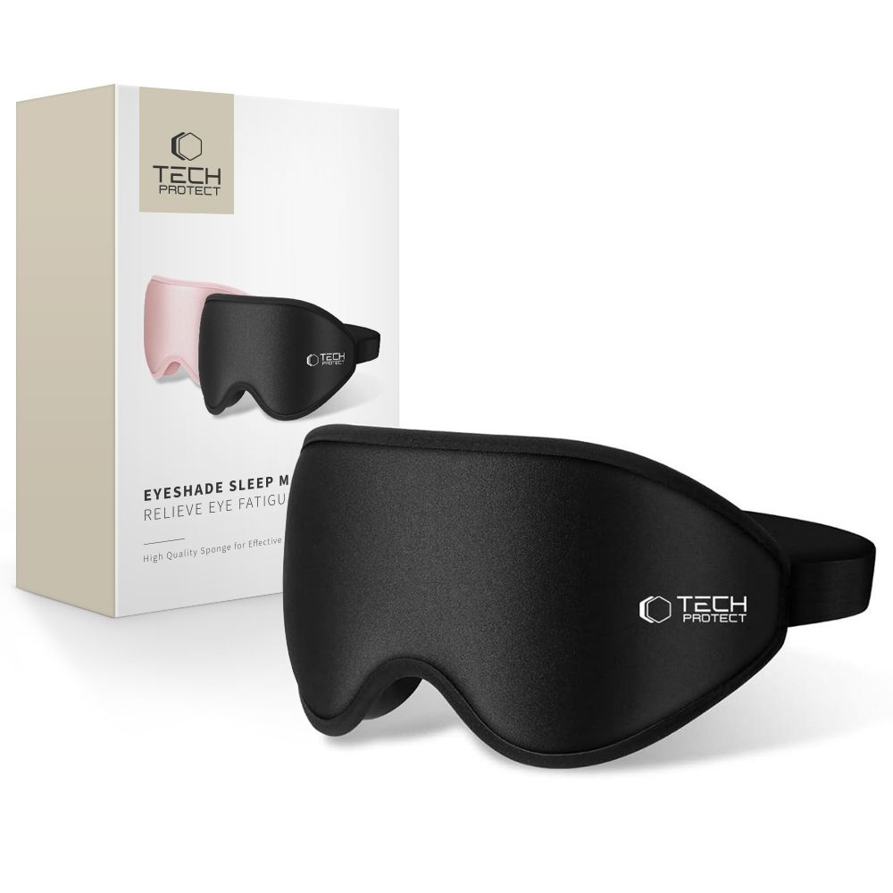 Tech-Protect EyeShade 3D alvómaszk - fekete