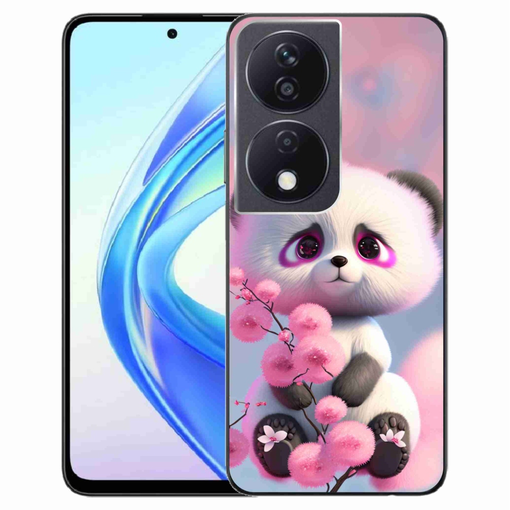 Gél védőhuzat mmCase a Honor X7b/Honor 90 Smart készülékhez - aranyos panda 1