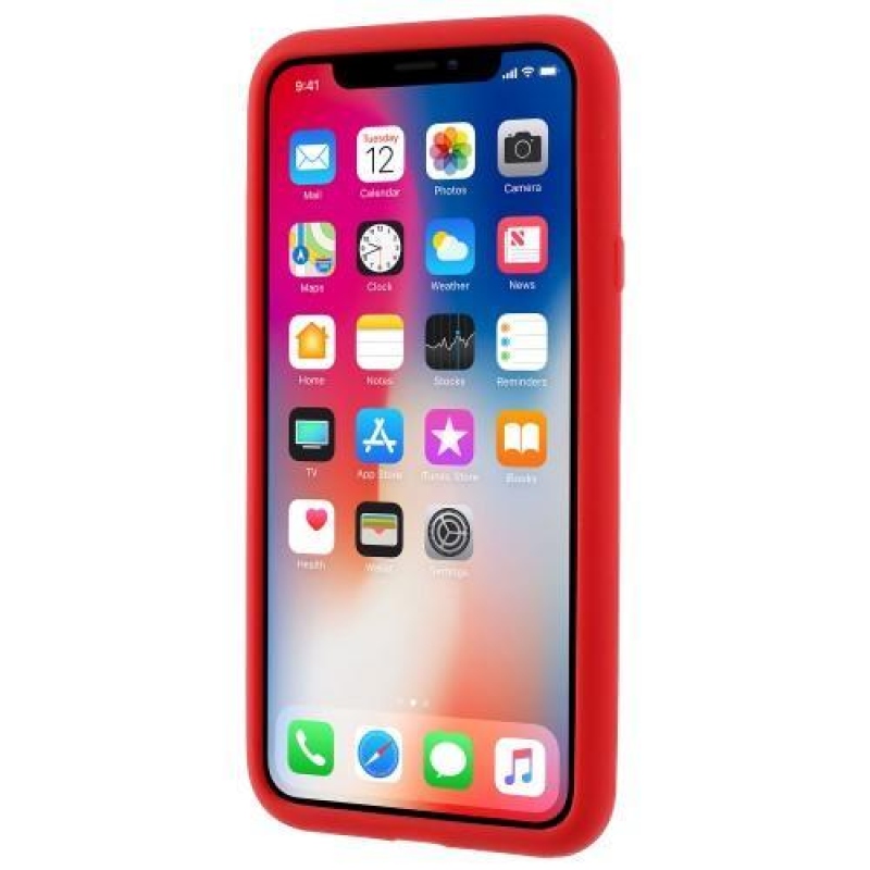 Játékok szilikon tok iPhone X készülékhez - piros