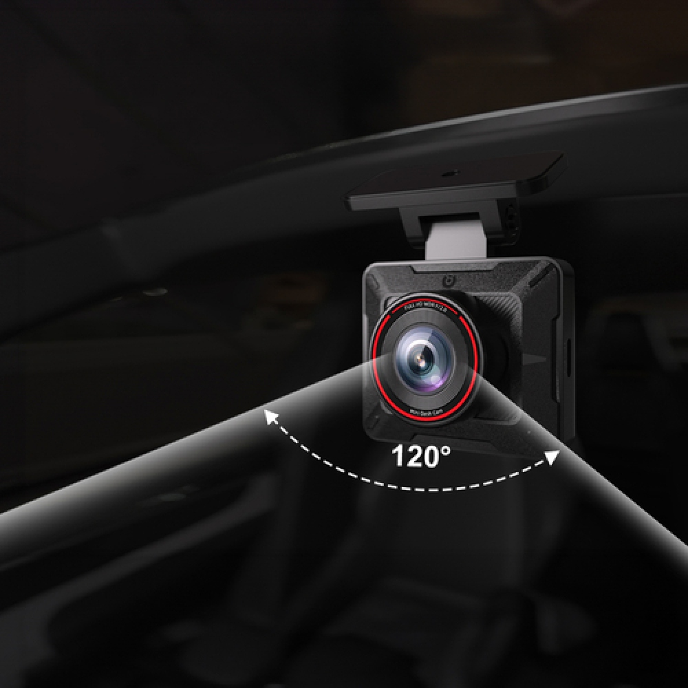 AKEEYO P1 Full HD autokamera 30 fps s WiFi a G senzorom - čierna