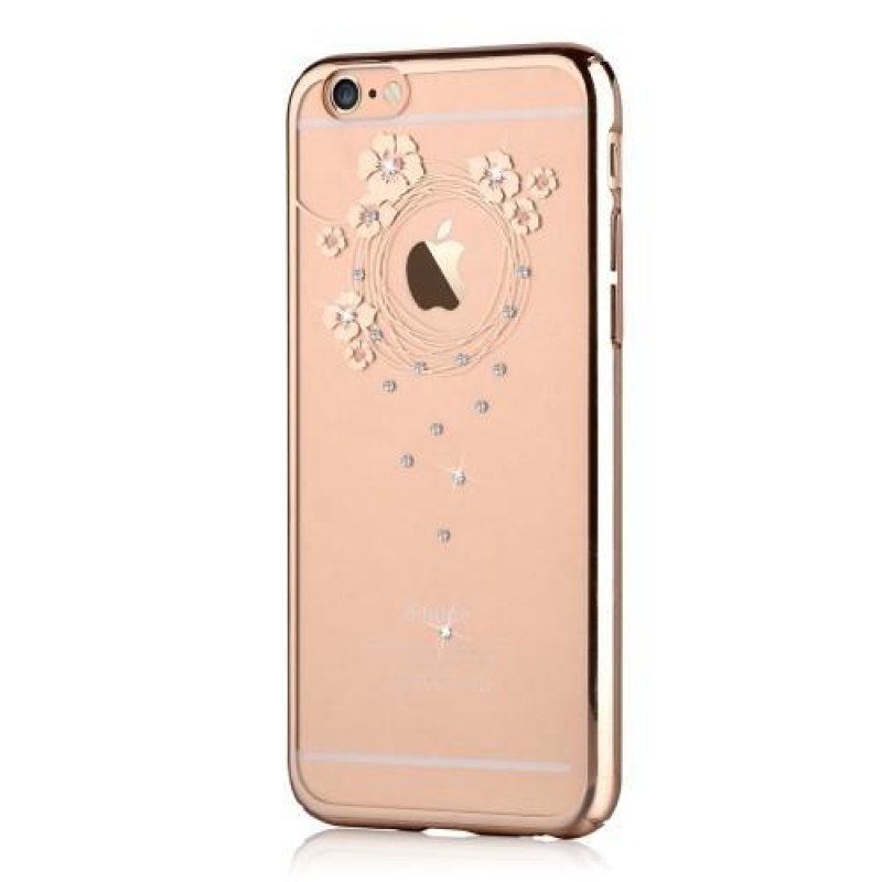 Garl kristály műanyag tok iPhone 6s Plus és 6 Plus készülékhez - arany színben