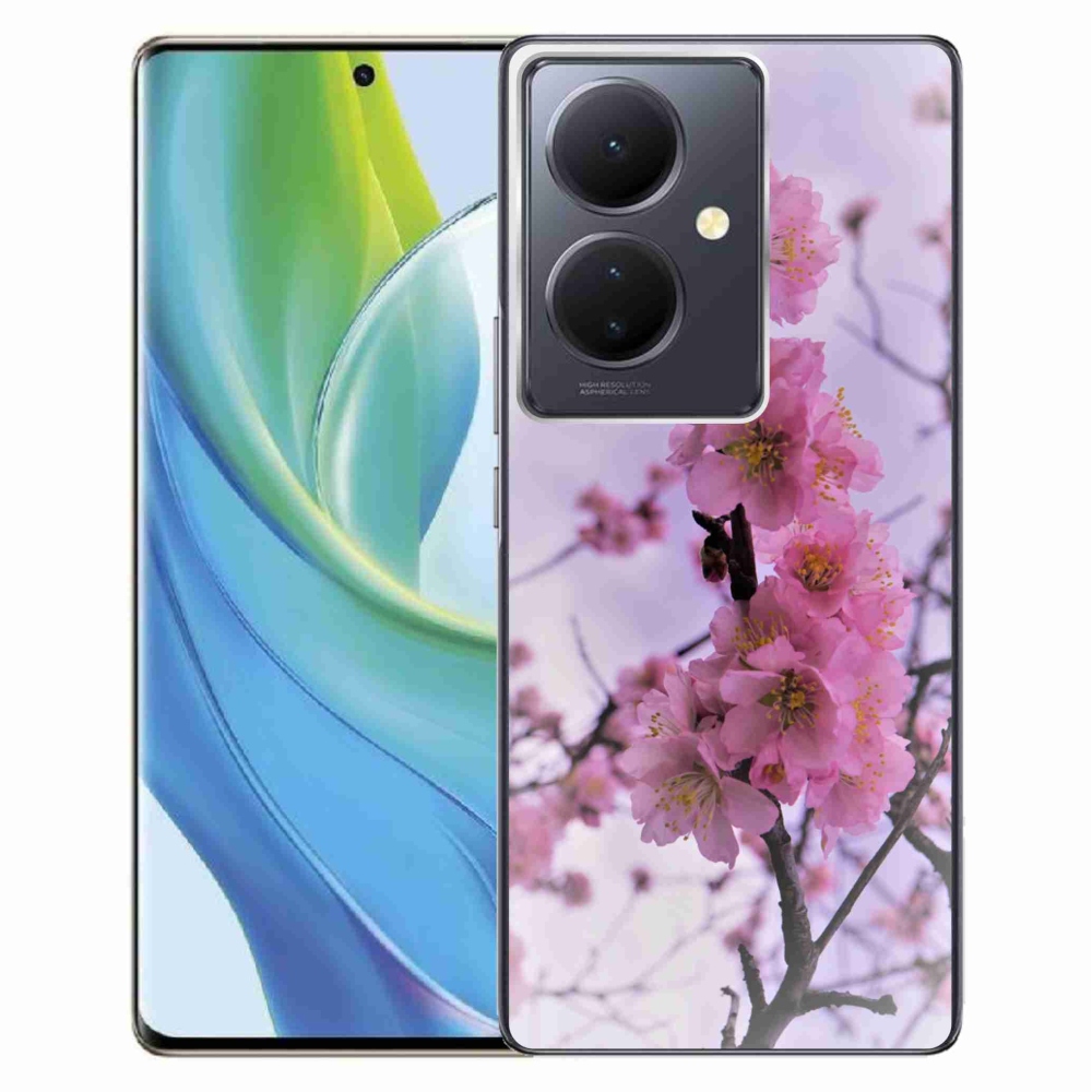 Gél borító mmCase a Vivo V29 Lite 5G-hez - virágok 7