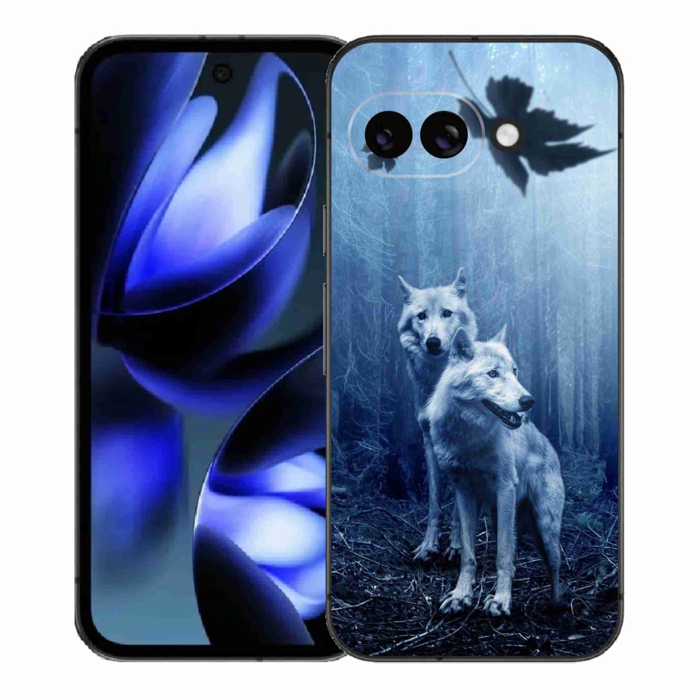 Gél borítás mmCase a Google Pixel 9a számára - farkasok az erdőben