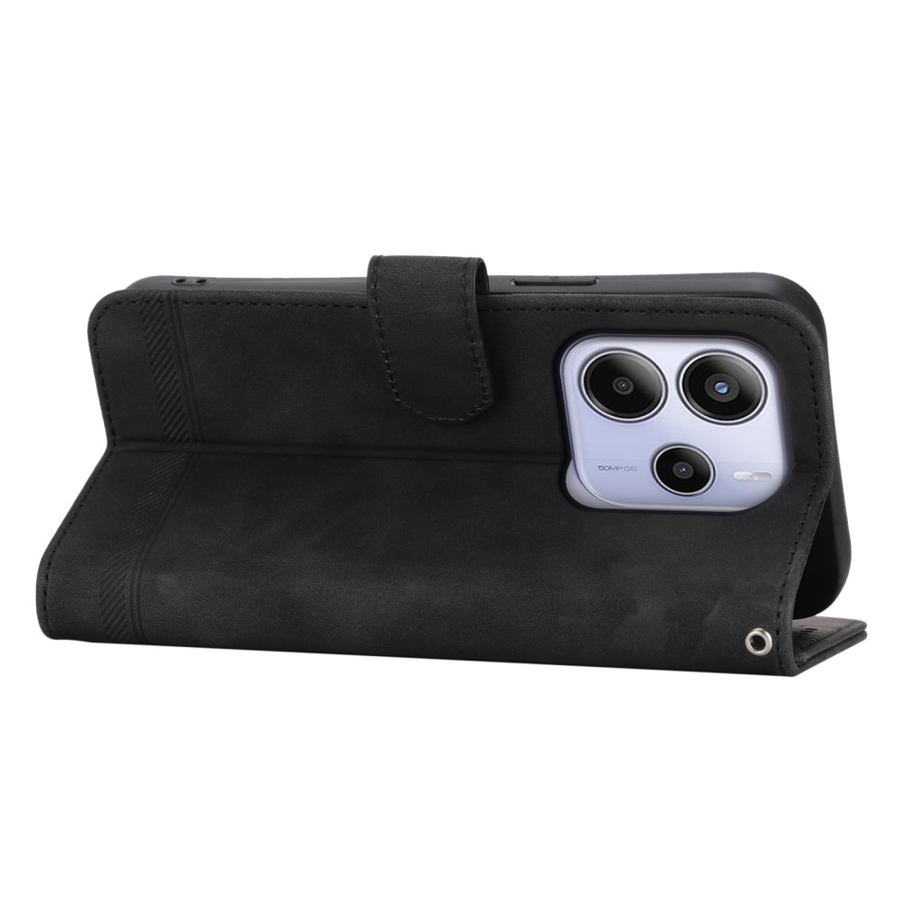 DIERFENG könyv tok a Xiaomi Redmi Note 14-hez - fekete