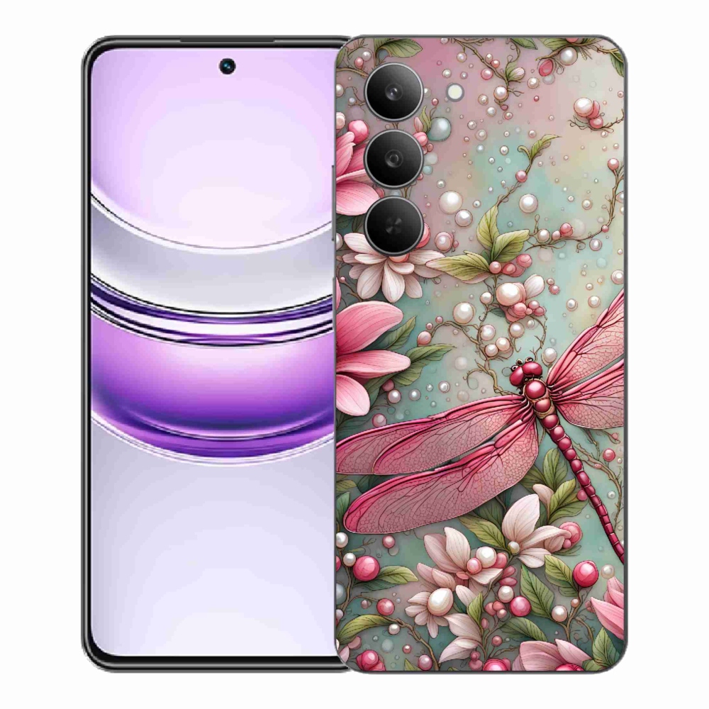 Gél borítás mmCase a Realme 14x 5G készülékhez - szitakötő