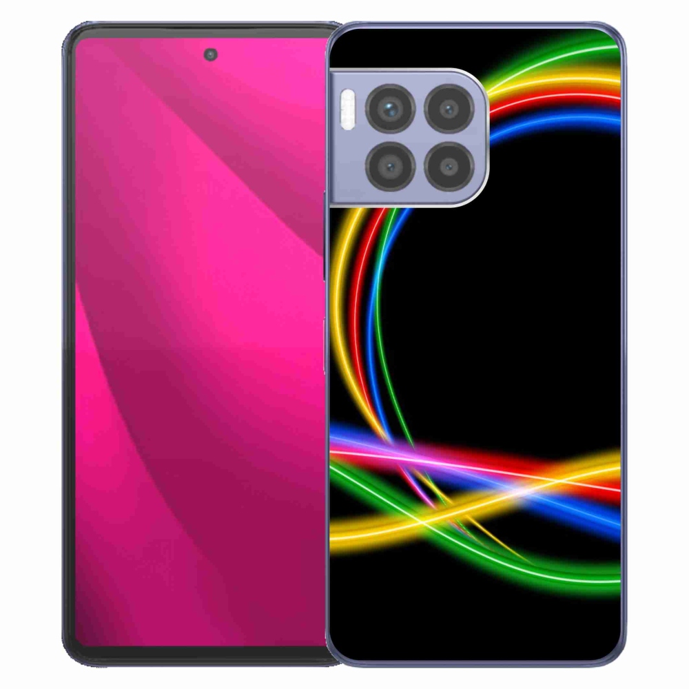 Zselés borítás mmCase a T-Mobile T Phone 2 Pro készülékhez - neon körök