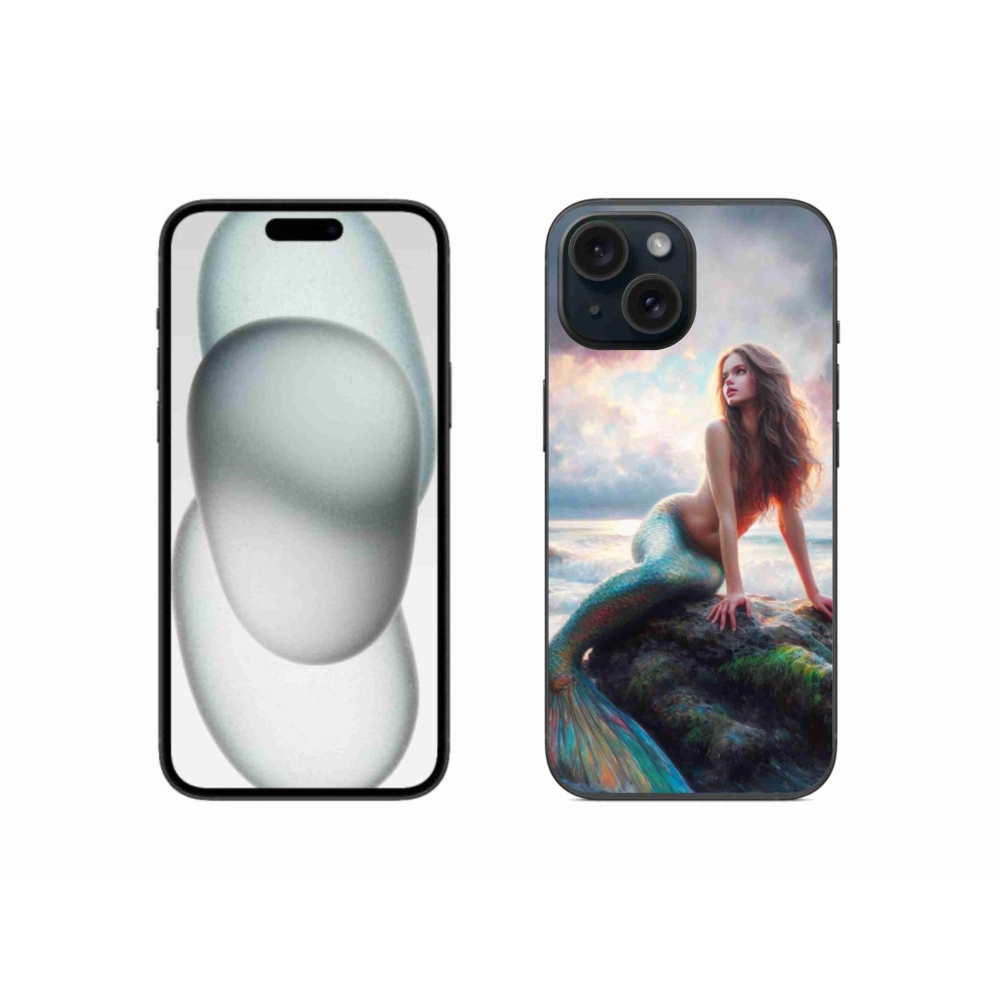 Zselés borítás mmCase iPhone 15 készülékhez - sellő