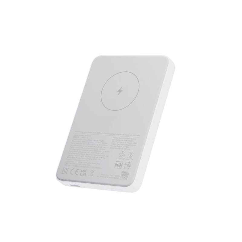 Xiaomi mágneses külső akkumulátor 5000mAh fehér