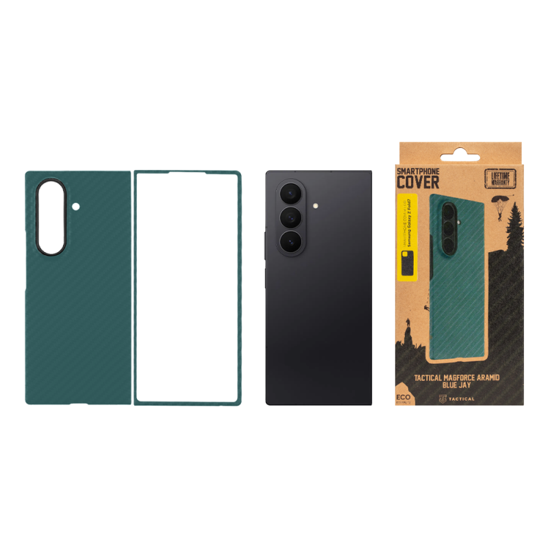 Taktikai MagForce Aramid borító Samsung Galaxy Z Fold 7 Blue Jay számára