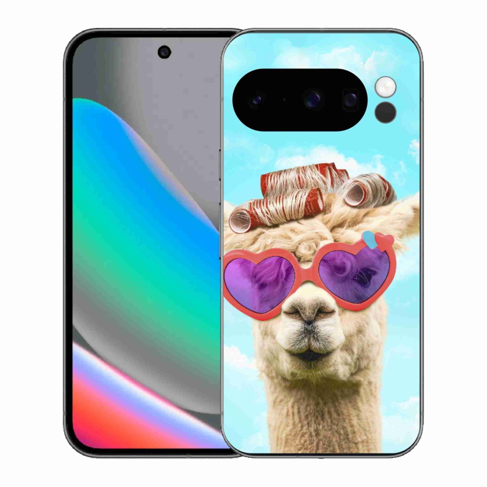 Zselés borítás mmCase a Google Pixel 10 Pro számára - szemüveges láma