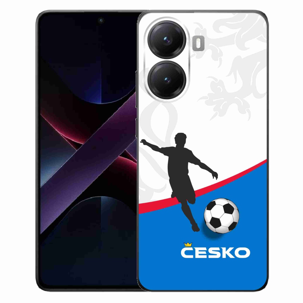 Gél borítás mmCase a Xiaomi Poco X7 Pro 5G - futball Csehország 1