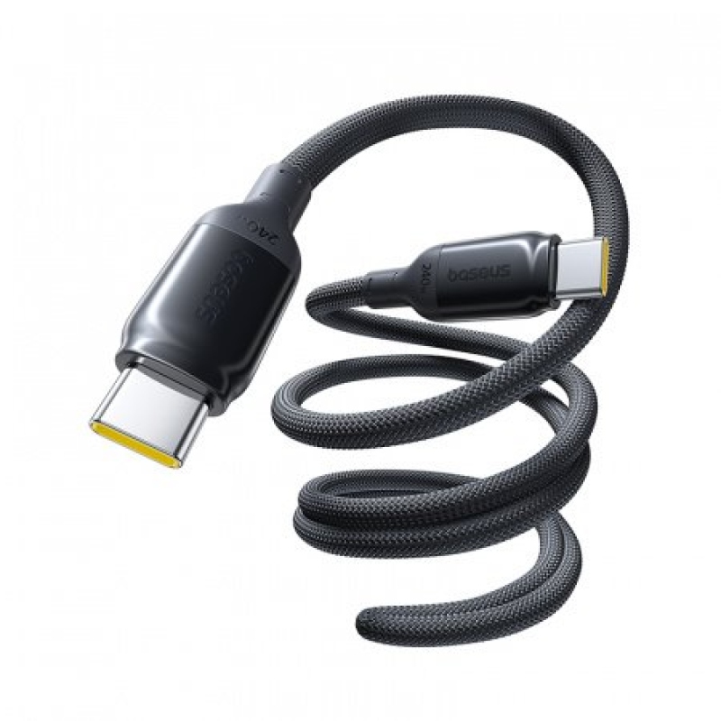 Baseus PicoGo Gyors töltő adatkábel USB-C - USB-C 240W 1m Cosmic Black
