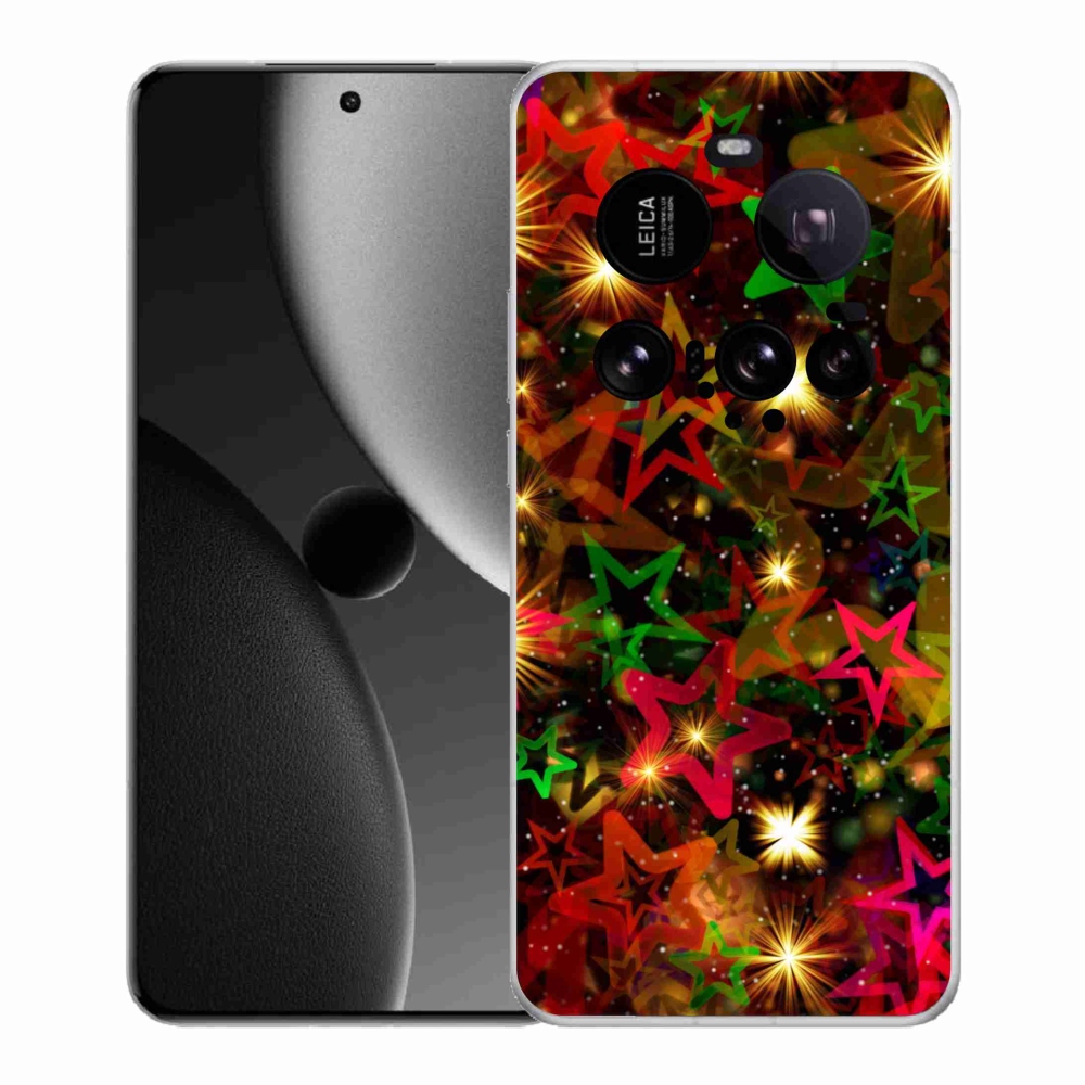 Gél borítás mmCase a Xiaomi 15 Ultra számára - színes csillagok