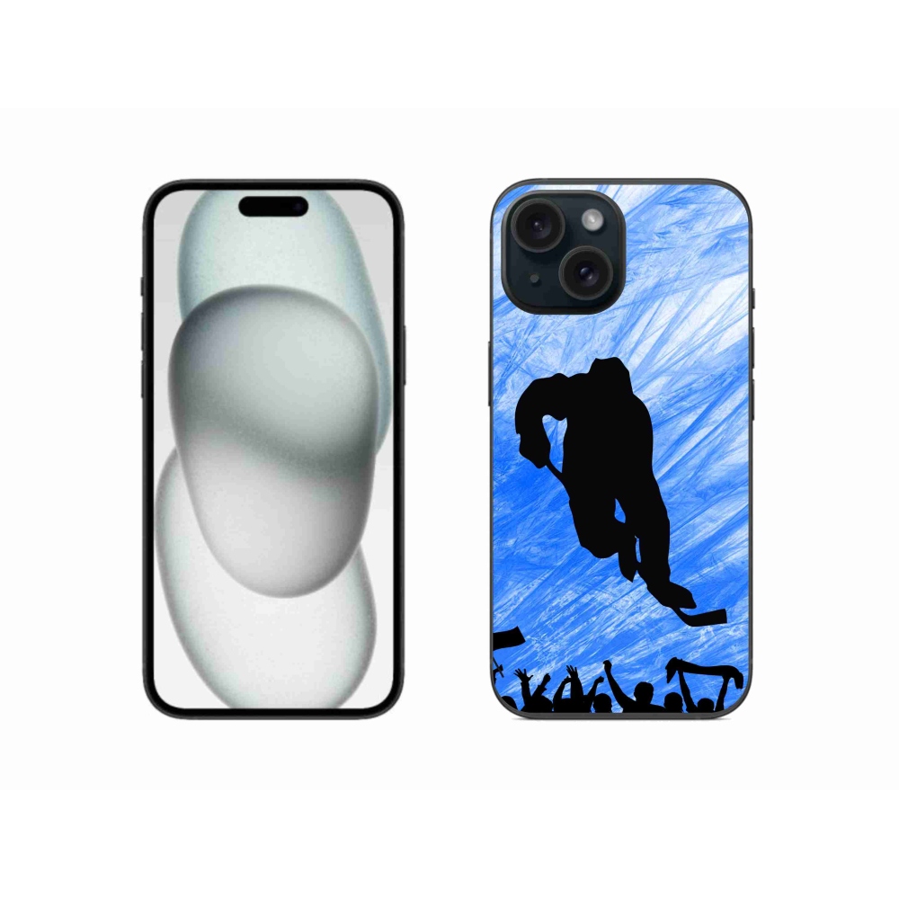 Zselés borítás mmCase iPhone 15-hez - hokijátékos