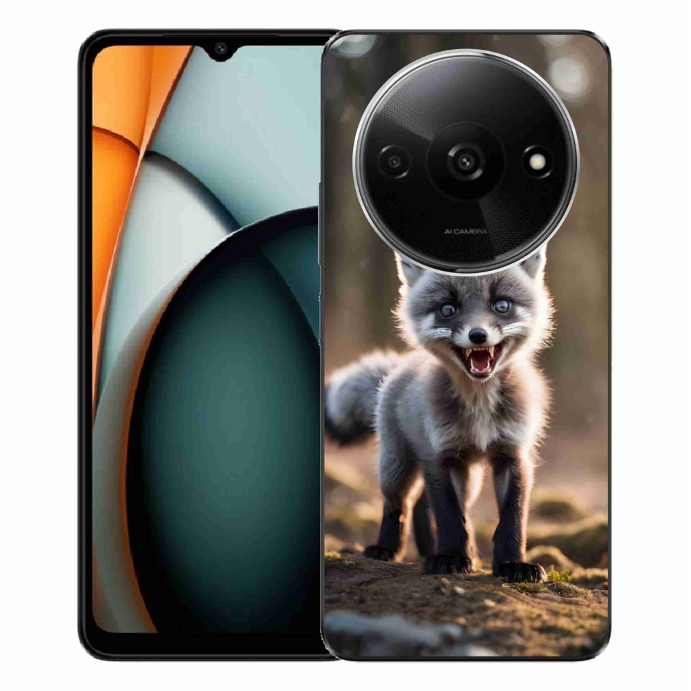 Gél borítás mmCase a Xiaomi Redmi A3-hoz - dühös róka