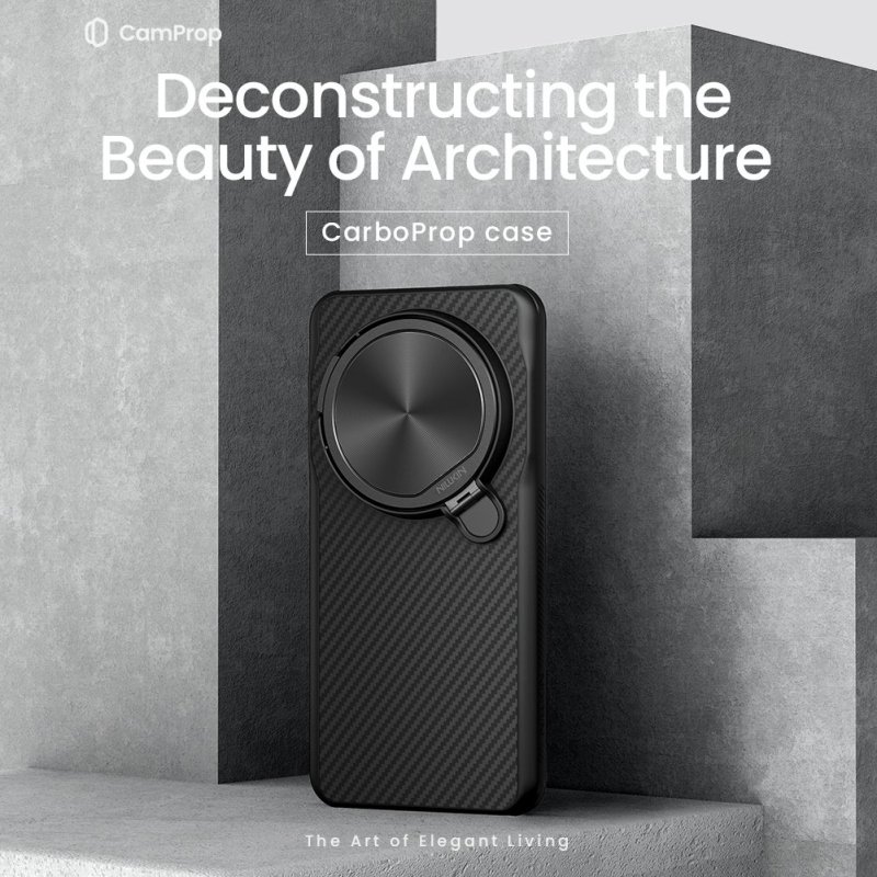 Nillkin CarboProp Aramid mágneses hátlap Xiaomi 15 Ultra Fekete