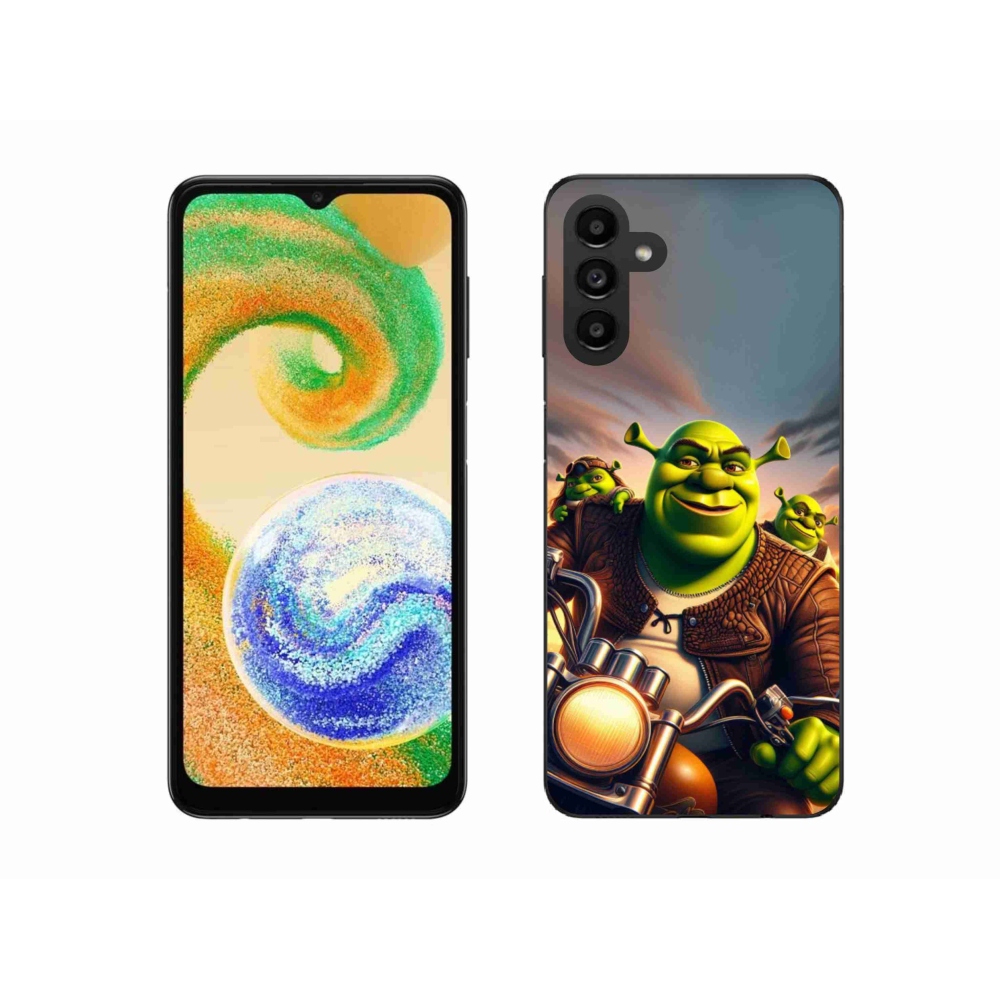Zselés borítás mmCase Samsung Galaxy A04s (164.7x76.7x9.1mm) - shrek egy motoron