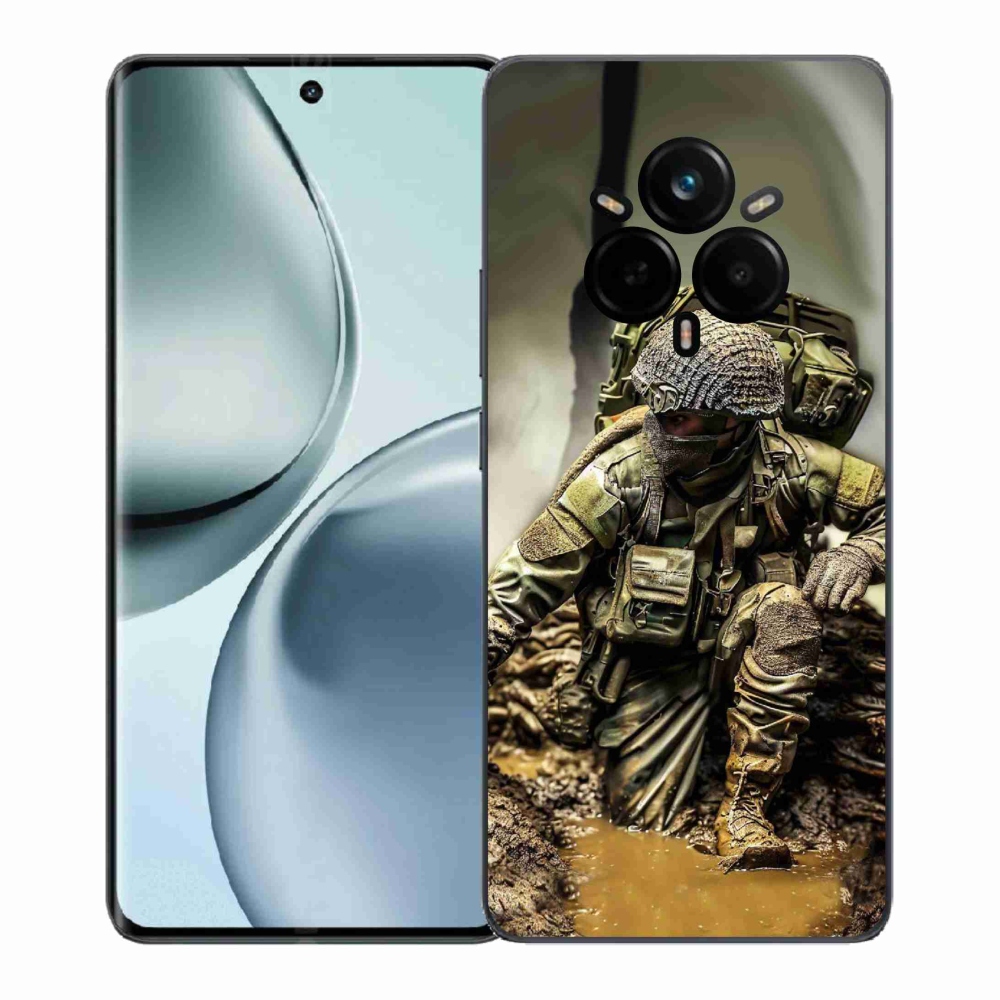 Gél borítás mmCase a Realme 14 Pro+ 5G - katonás