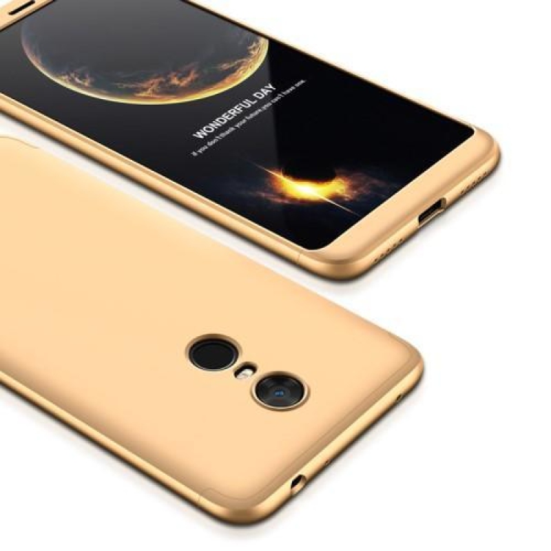 Geko tartós műanyag tok Xiaomi Redmi 5 Plus-hoz - arany színben