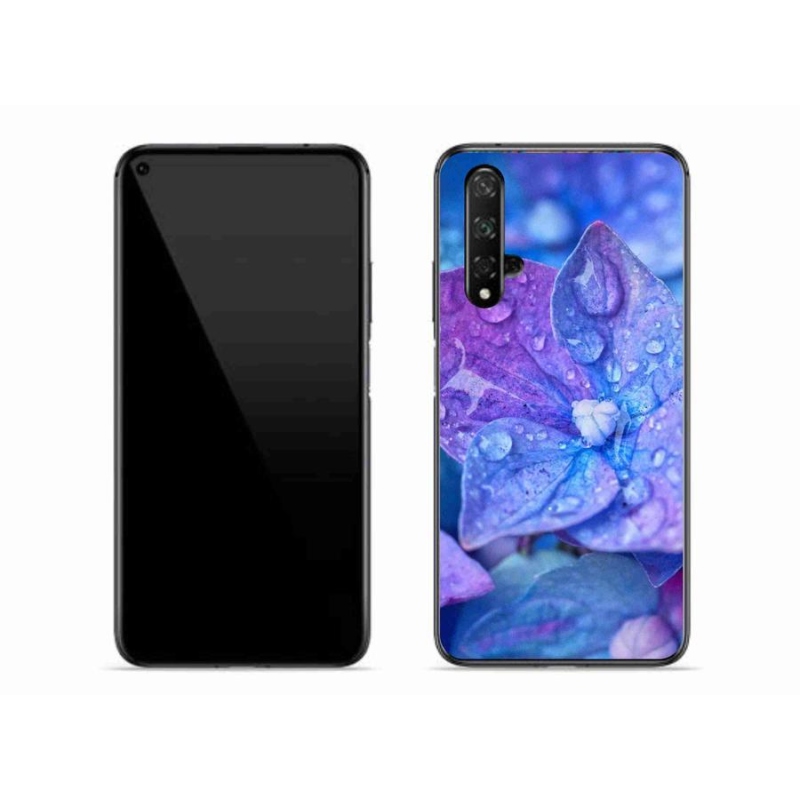 Gél tok mmCase a Honor 20-hoz - lila virág