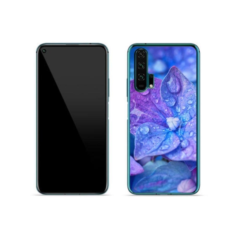 Gél tok mmCase a Honor 20 Pro készülékhez - lila virág