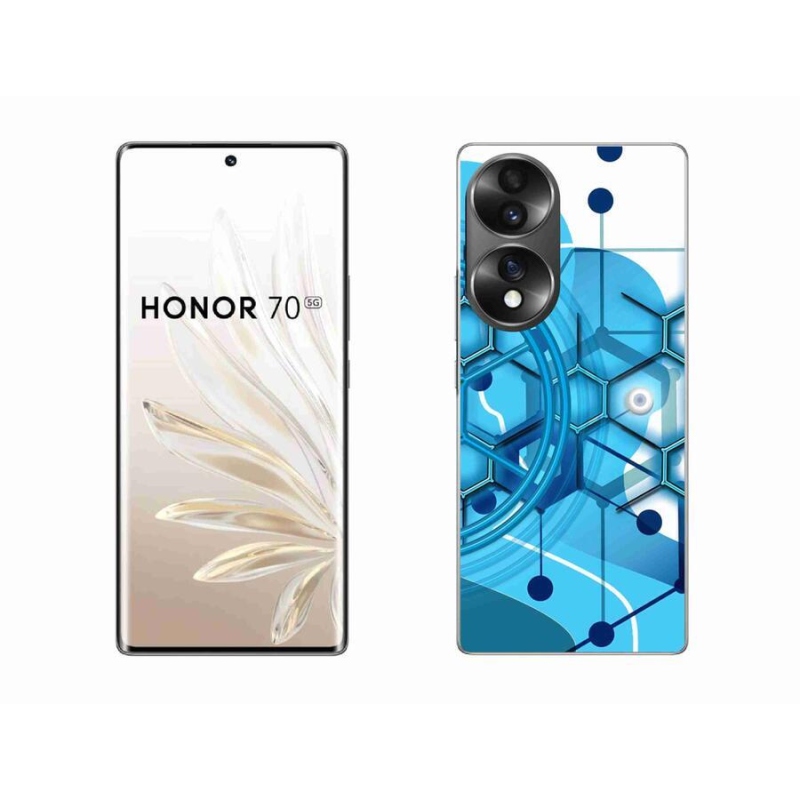 Gél tok mmCase a Honor 70 készülékhez - absztrakt minta 2