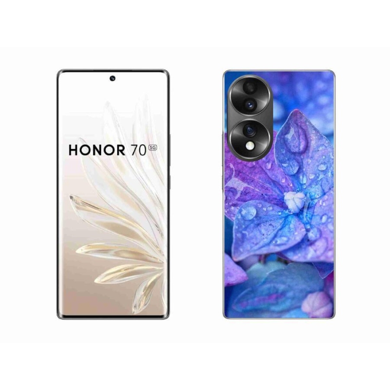 Gél tok mmCase a Honor 70-hez - lila virág