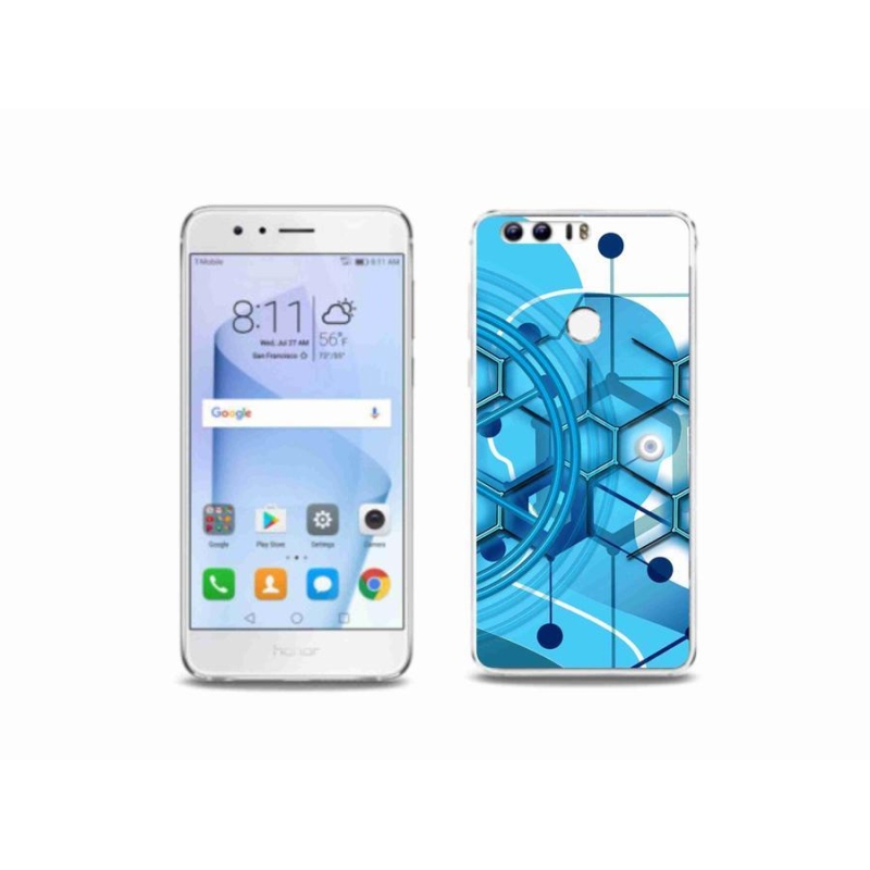 Gél tok mmCase a Honor 8-hoz - absztrakt minta 2