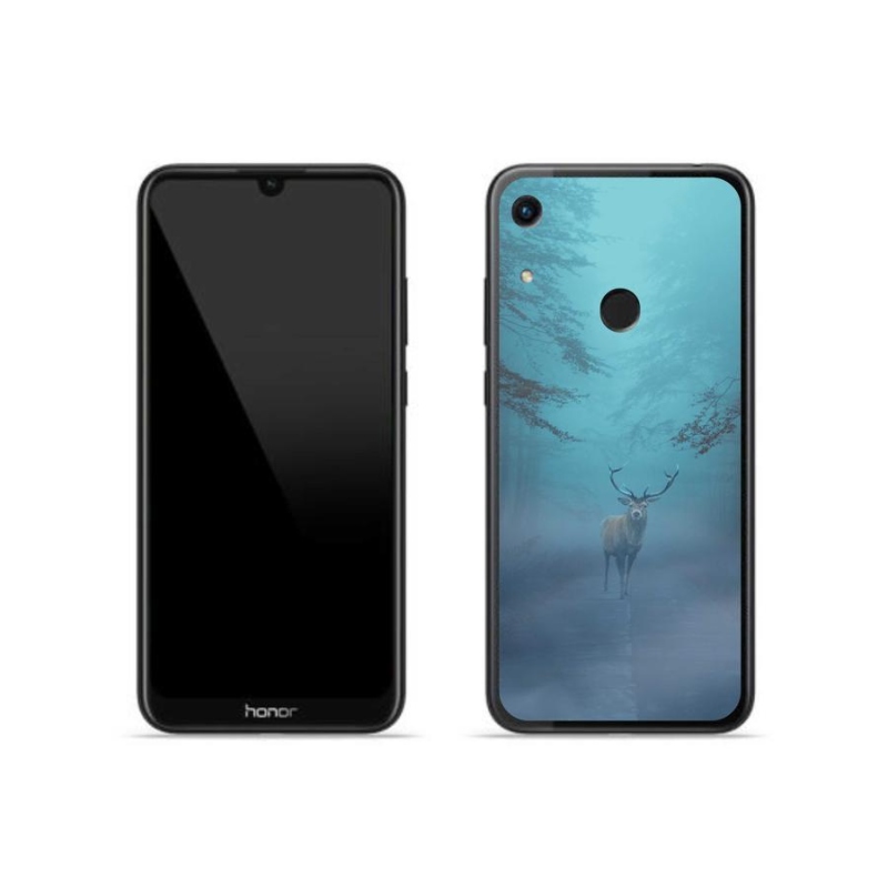 Gél tok mmCase a Honor 8A számára - szarvas a ködben