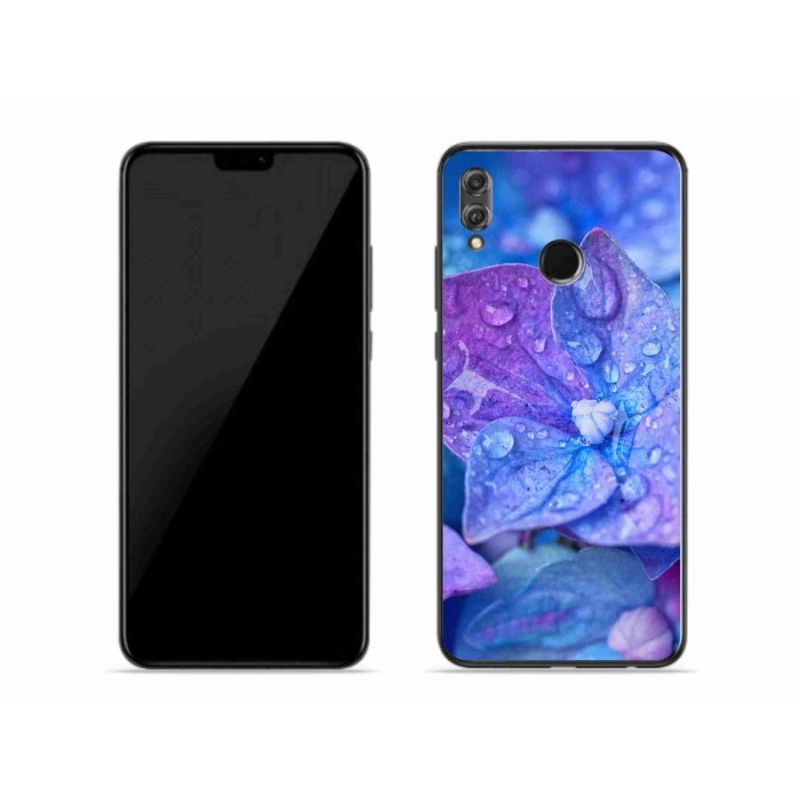 Gél tok mmCase a Honor 8X-hez - lila virág