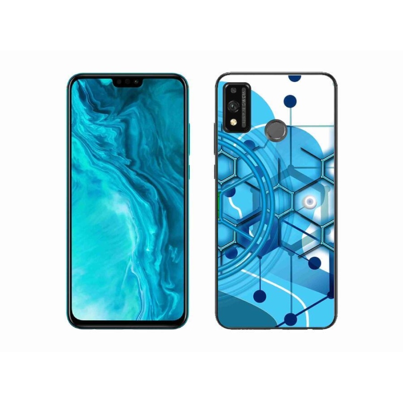 Gél tok mmCase a Honor 9X Lite készülékhez - absztrakt minta 2
