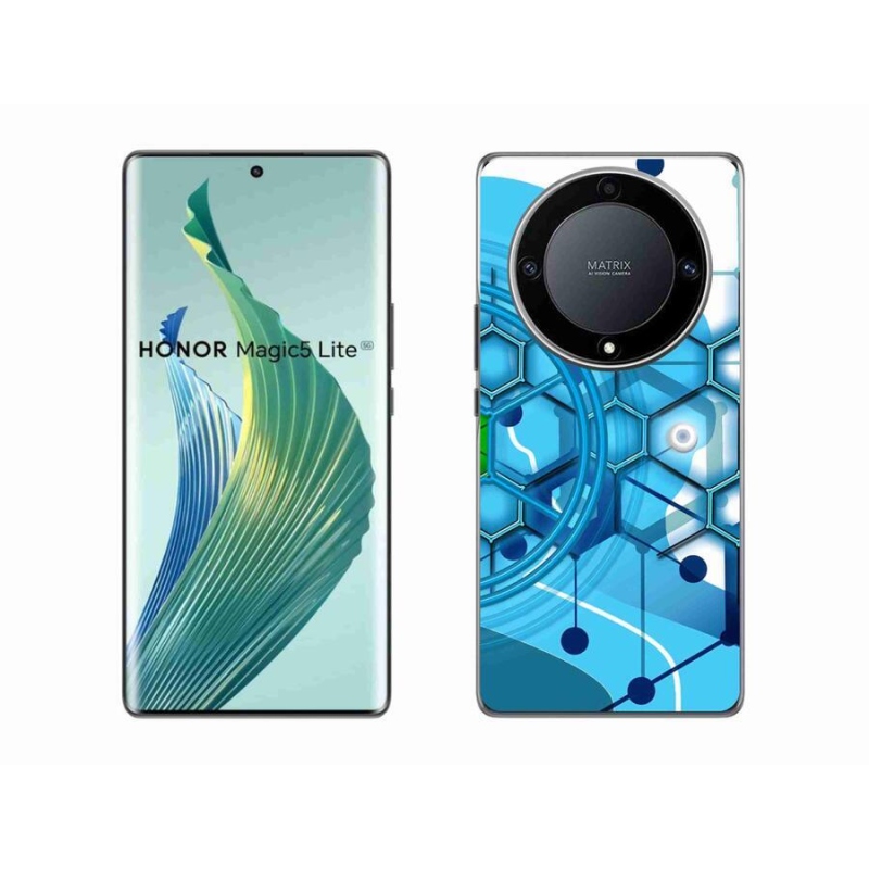 Gél tok mmCase a Honor Magic 5 Lite 5G számára - absztrakt minta 2