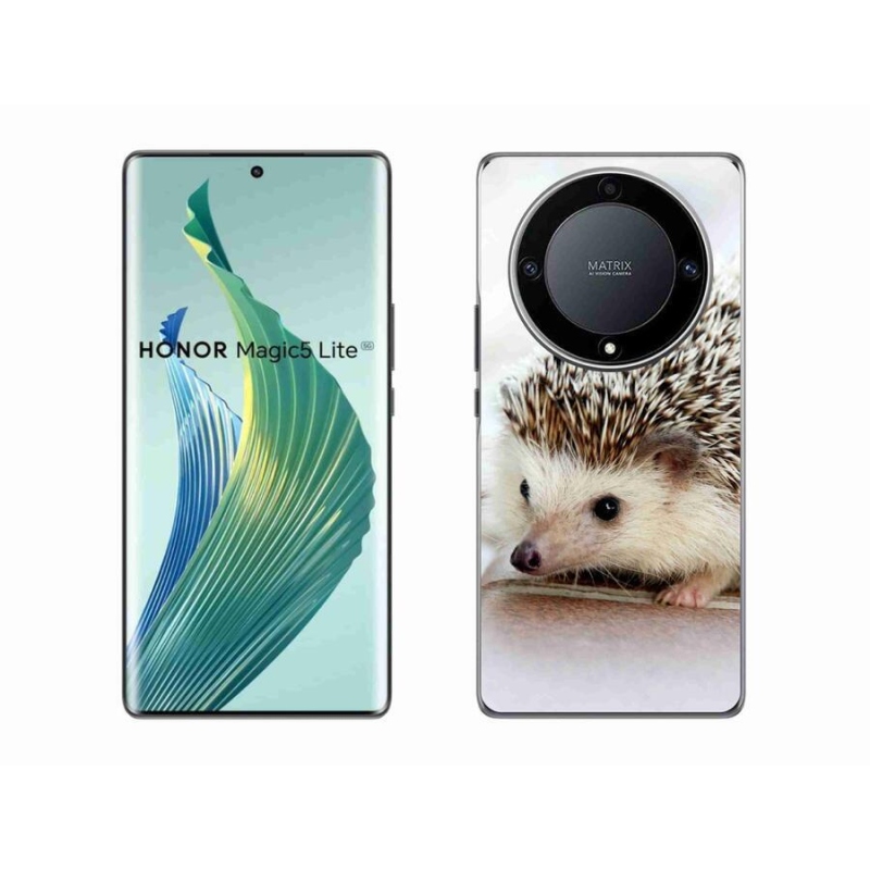 Gél tok mmCase a Honor Magic 5 Lite 5G számára - süni