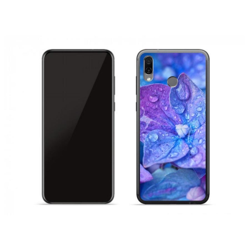 Gél tok mmCase a Honor Play-hez - lila virág