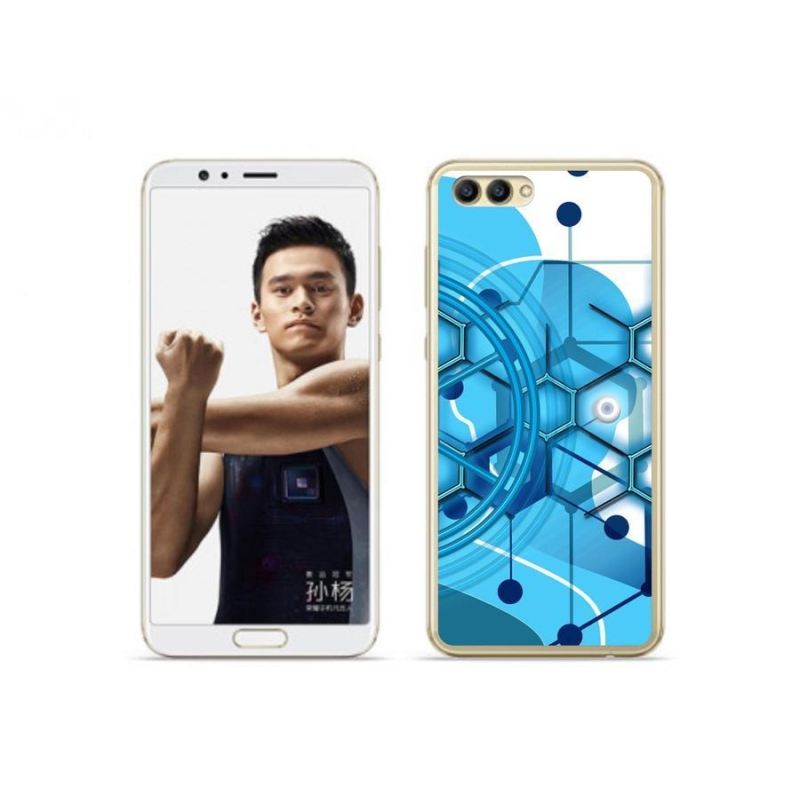 Gél tok mmCase a Honor View 10 készülékhez - absztrakt minta 2