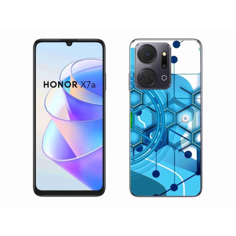 Gél tok mmCase a Honor X7a számára - absztrakt minta 2