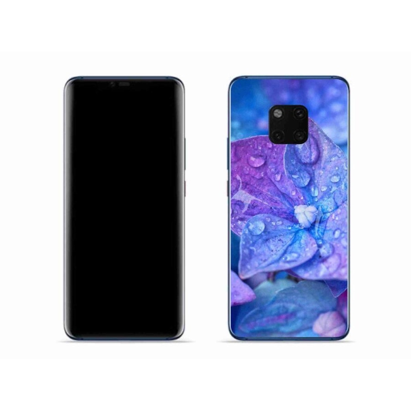 Gél tok mmCase a Huawei Mate 20 Pro készülékhez - lila virág