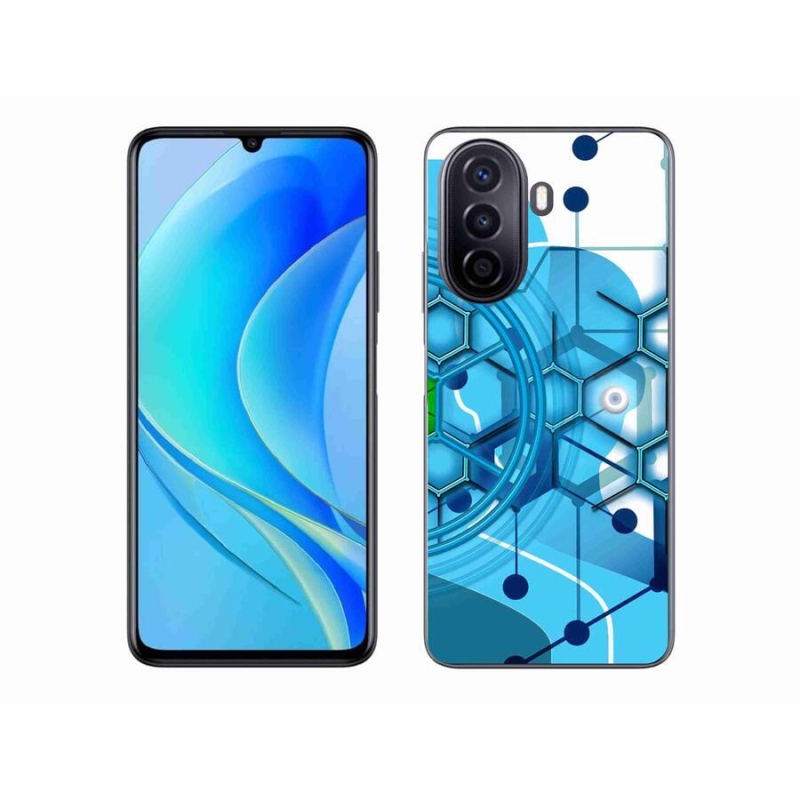 Gél tok mmCase a Huawei Nova Y70 készülékhez - absztrakt minta 2