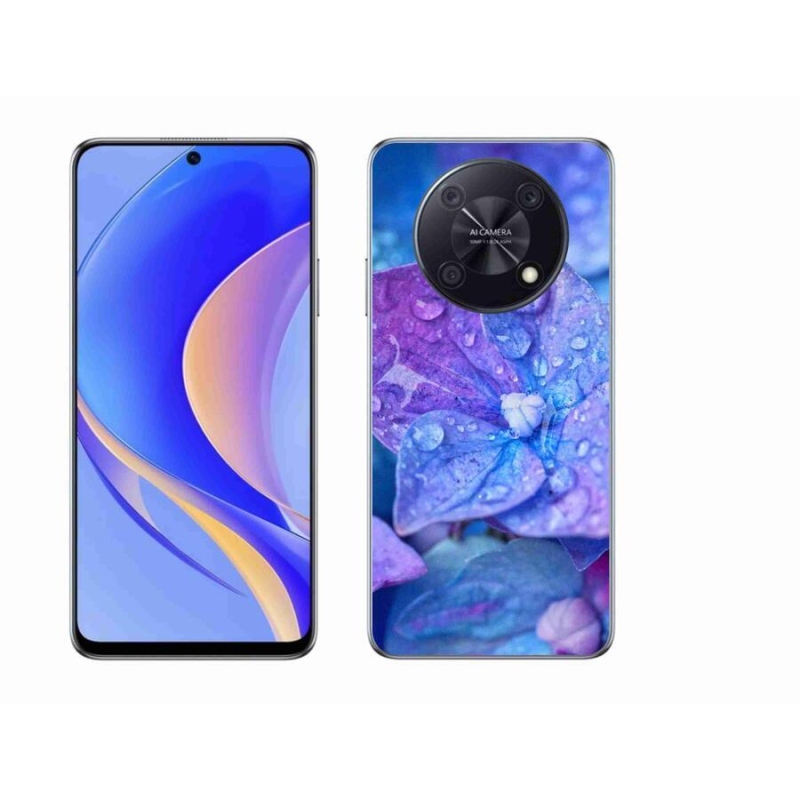 Gél tok mmCase a Huawei Nova Y90 készülékhez - lila virág