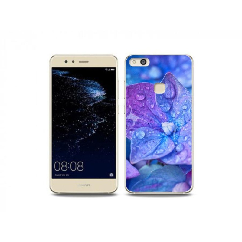 Gél tok mmCase a Huawei P10 Lite készülékhez - lila virág