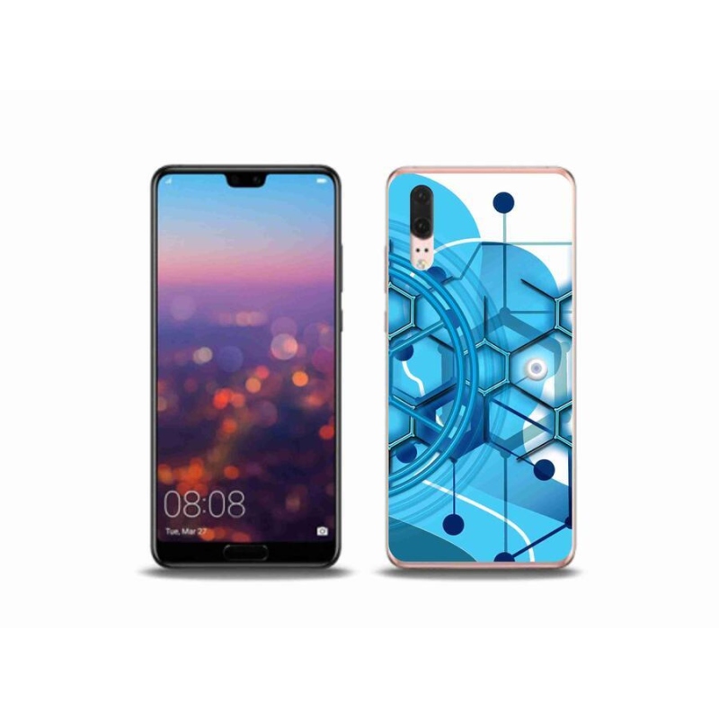 Gél tok mmCase a Huawei P20 készülékhez - absztrakt minta 2