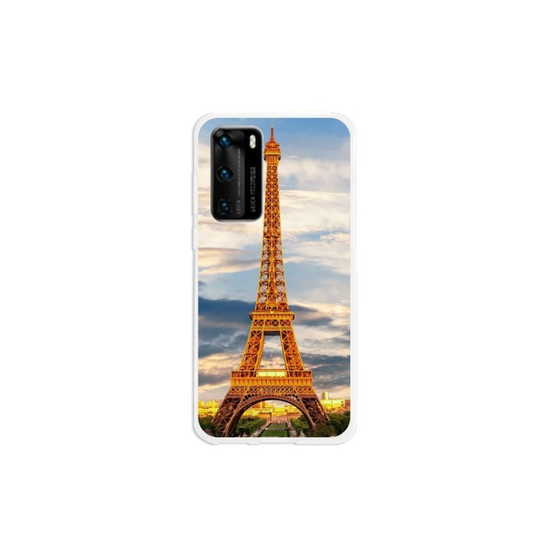 Gél tok mmCase a Huawei P40-hez - eiffel torony 3