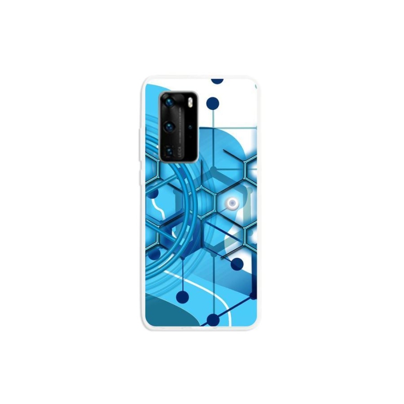 Gél tok mmCase a Huawei P40 Pro készülékhez - absztrakt minta 2